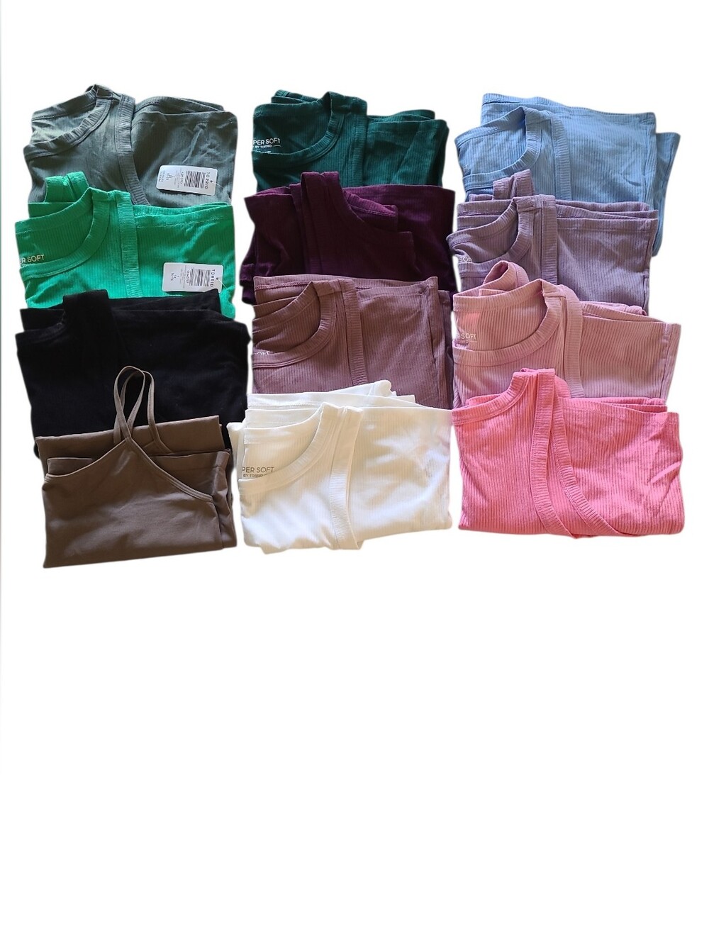 Torrid High Neck Soft Ribbed Knit Tank Tops & 1 Alfani Speghetti Strap Tank